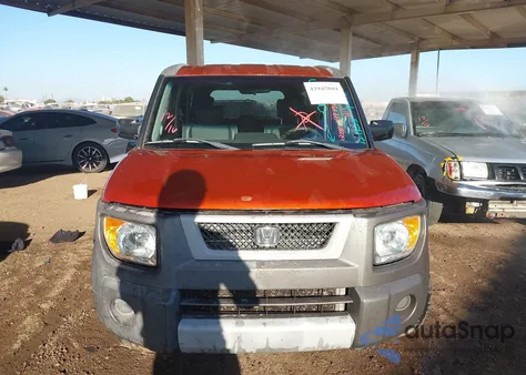 2004 Honda Element Ex from USA, damaged, VIN 5J6YH18554L008997